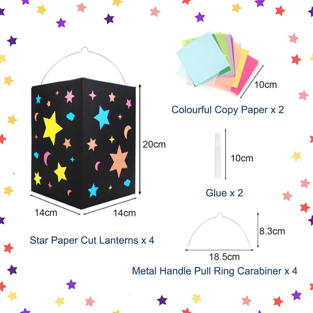 Thumbnail 6 de MONCAP Laternen Bastelset Sterne