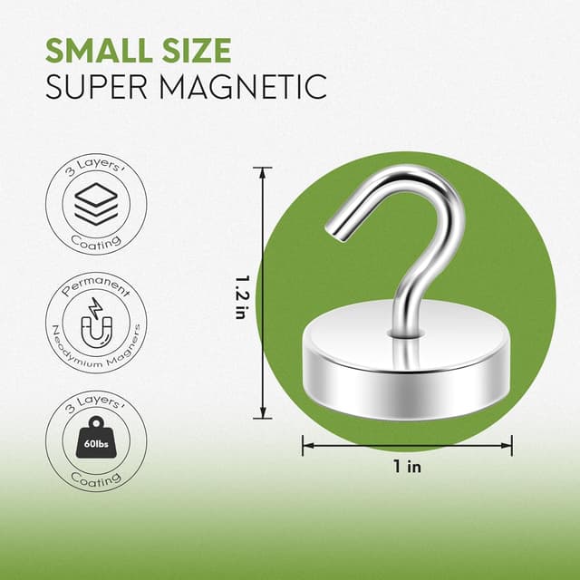 Thumbnail 5 de Neosmuk 60lb+ Extra Strong Magnetic Hook