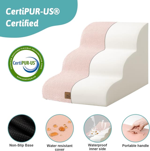 Thumbnail 3 de COZY KISS Dog Stairs for Small Dogs