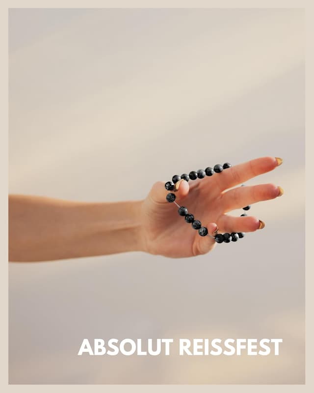 Detalle de GD GOOD.designs Chakra Perlenarmband (8 mm) mit Naturstein aus Meeressediment & Jaspis