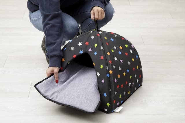 Thumbnail 4 de Baroni Home Lettino Cuccia Piramide 40x40x36 cm 🐾