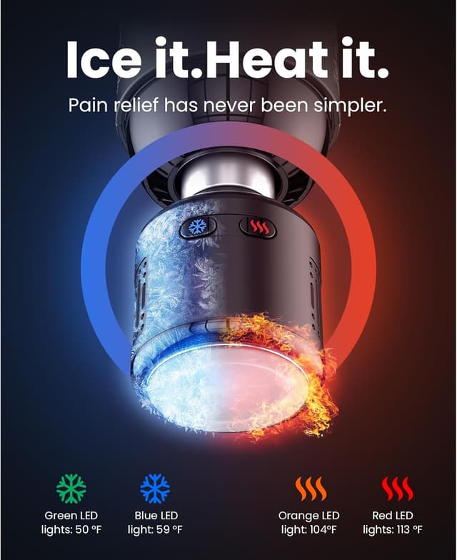 Detalle 1 de Bob and Brad T2 Pro 4000mAh deep tissue massage gun