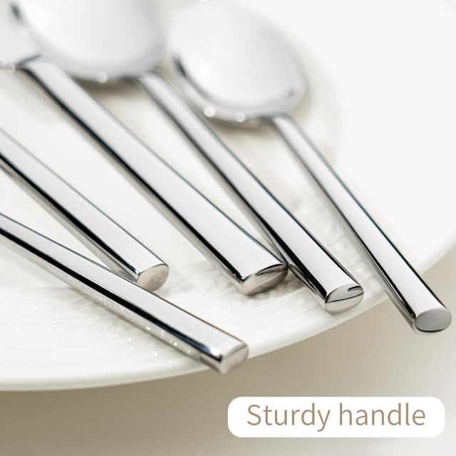 Detalle de Alata Potter 40-Piece Forged Stainless Steel Flatware Set (Service for 8)