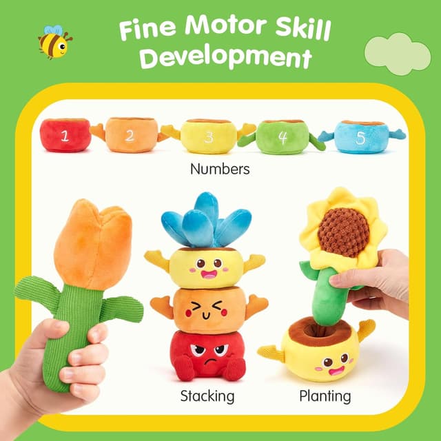 Detalle 2 de hahaland Baby Sensory Toys 6-12 Months Montessori Toys