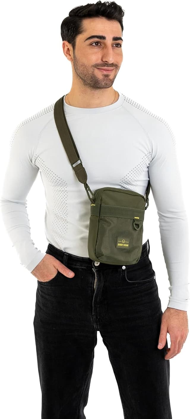 Detalle de Johnny Urban Jayden borsello a tracolla unisex piccolo repellente all’acqua