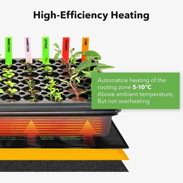 Thumbnail 4 de Durable Seedling Heat Mat 10"×20" for Seedlings 🌱