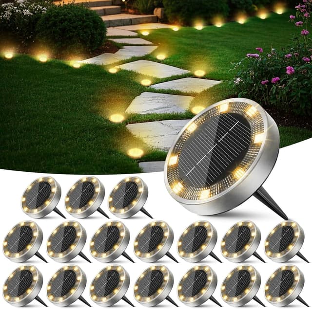 Thumbnail 6 de Solar ground lights 4 pack, Peasur