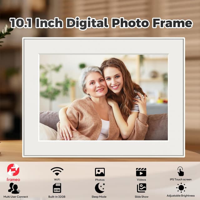 Detalle 2 de Frameo 10.1 Inch Digital Photo Frame 32GB