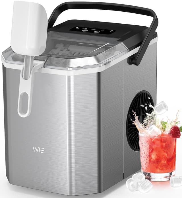 Imagen de WIE Stainless Steel Ice Maker 12kg/24H en OfertitasTOP