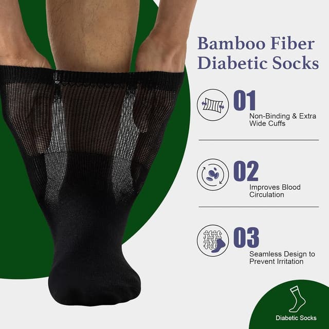 Detalle 2 de Niorasen diabetic socks for swollen feet