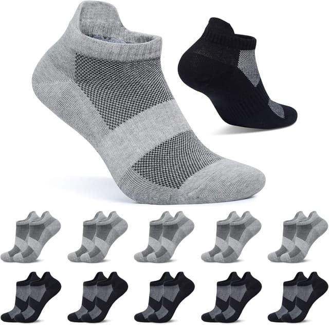 Imagen de FALARY 10 Paar Sneaker Socken Kurze Sportsocken en OfertitasTOP