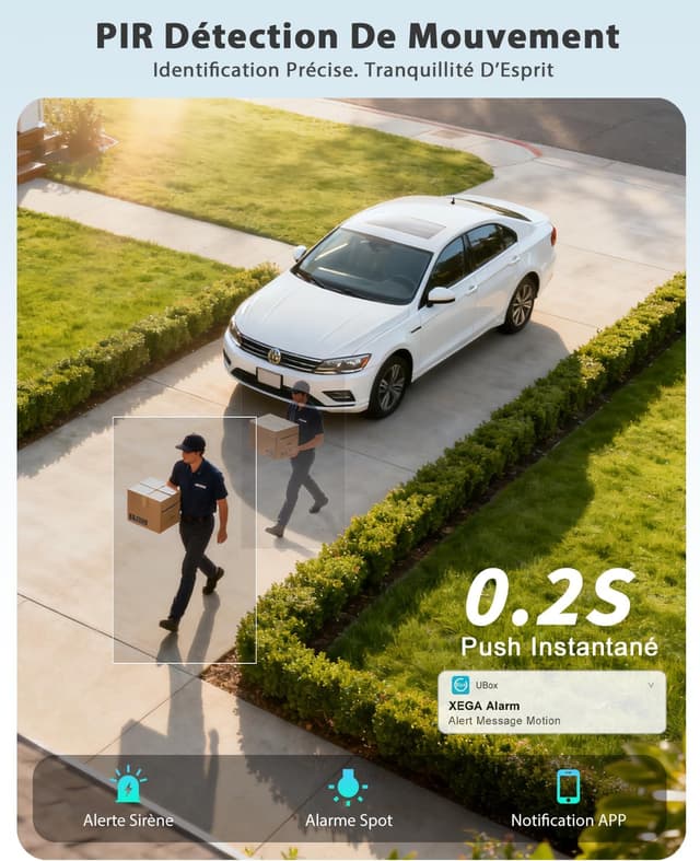 Thumbnail 4 de Xega 4G LTE Caméra Surveillance