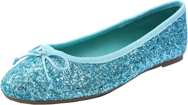 Thumbnail 6 de Feversole Round Glitter Ballerina Damen Ballerinas mit Slip-on-Design und Profilsohle