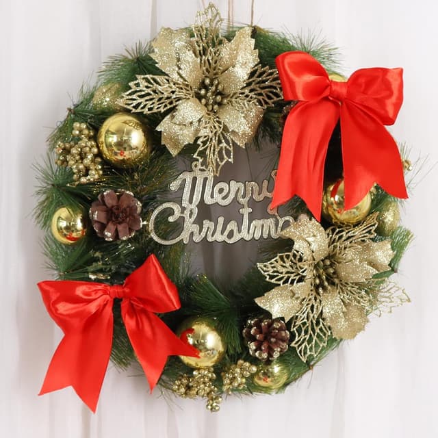 Detalle 2 de TONIFUL Satinband rot, 5 cm x 20 m – breites Geschenkband für Schleifen & Dekoration