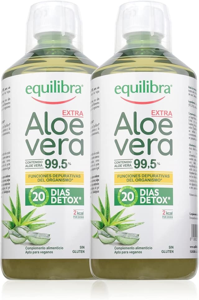 Thumbnail 6 de Equilibra Aloe Vera Extra 99.5% – Detox y Vegan 1L