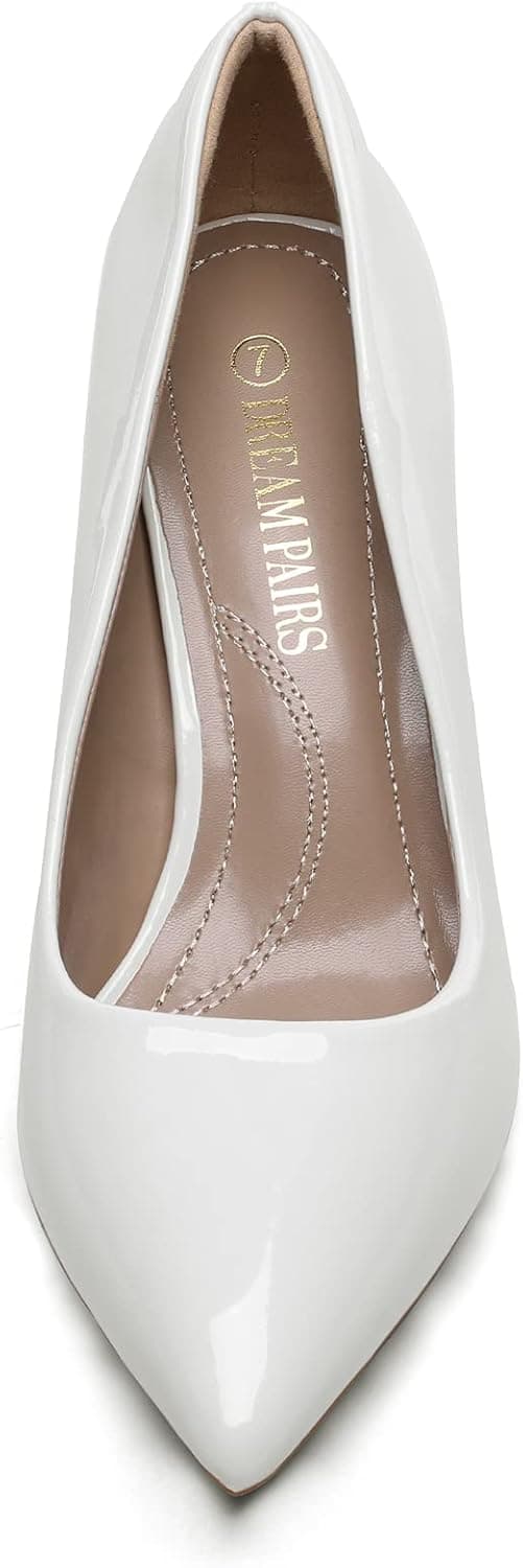 Detalle de DREAM PAIRS décolleté da donna con tacco a spillo alto punta chiusa