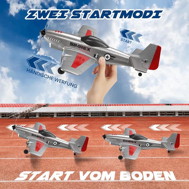 Thumbnail 4 de SIMREX TOY2409 RC Flugzeug