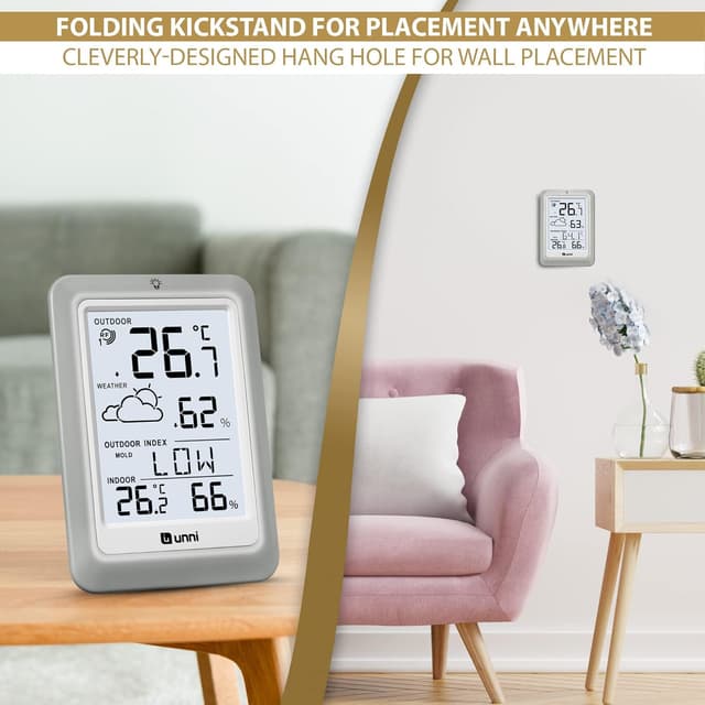 Thumbnail 6 de U UNNI Wireless Weather Station 100m Range