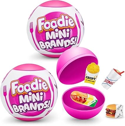 Imagen de Mini Brands Foodie Series 1 (2 Pack) Juguetes de Comida Rápida 🍔 en OfertitasTOP