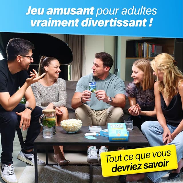 Detalle de The World Game Super Quizz (Française) — jeu trivial Super Quizz avec 1200 questions de culture générale