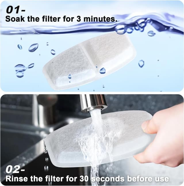 Thumbnail 5 de Zemiu Filtro Fontanella 16 pezzi per gatti