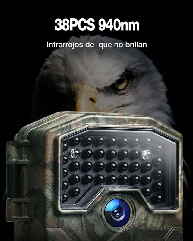 Detalle 2 de WOLFANG WT01 Cámara fototrampeo 48MP 4K nocturna