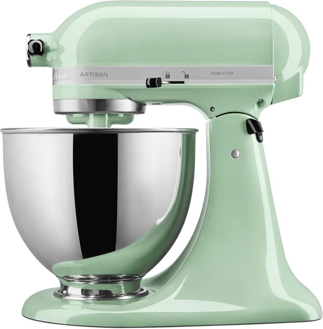 Detalle de KitchenAid Tilt-Head Artisan 4.8L Stand Mixer (5KSM125BPT) in Pistachio