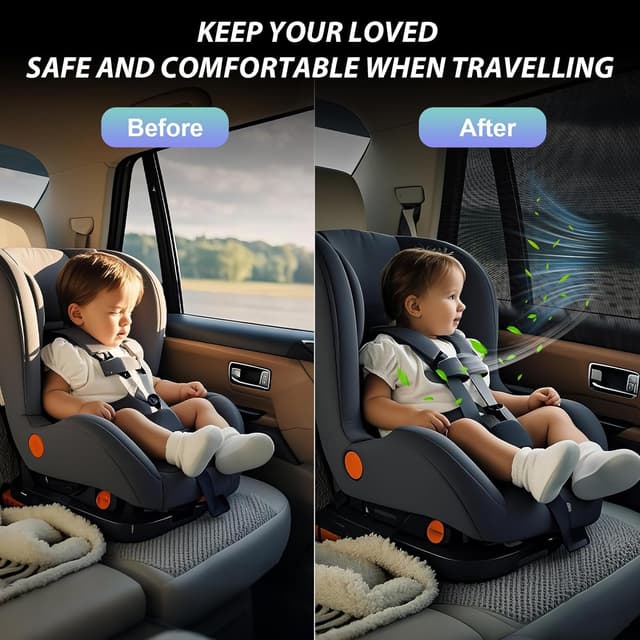 Thumbnail 1 de PEMOTech Sonnenschutz Auto Baby 58,9–101,1 cm