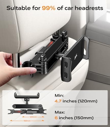 Detalle 2 de AHK soporte tablet coche 11 pulgadas