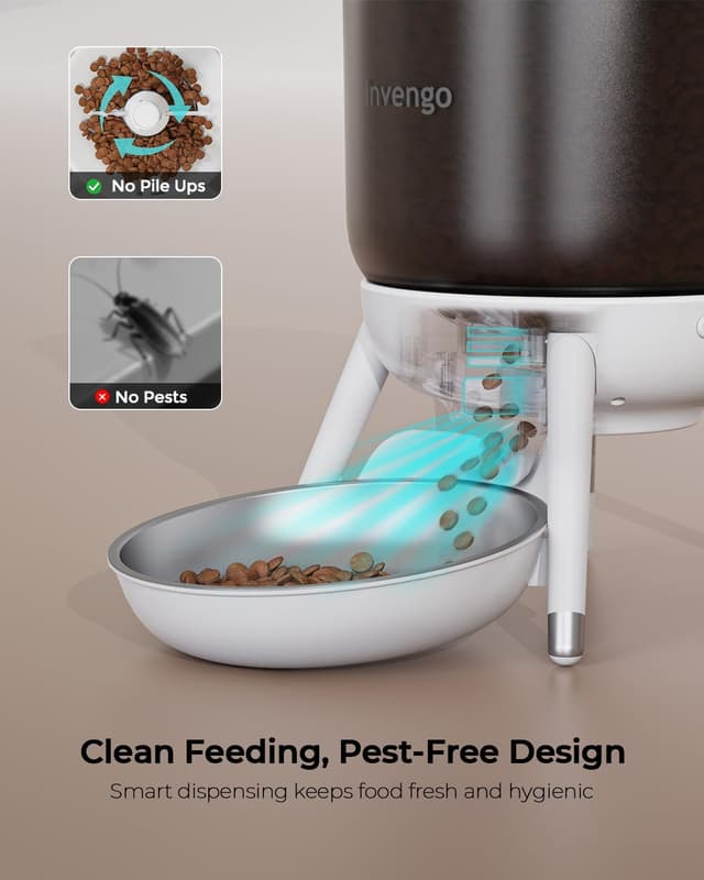 Detalle 2 de Invengo Automatic Cat Feeder 3L