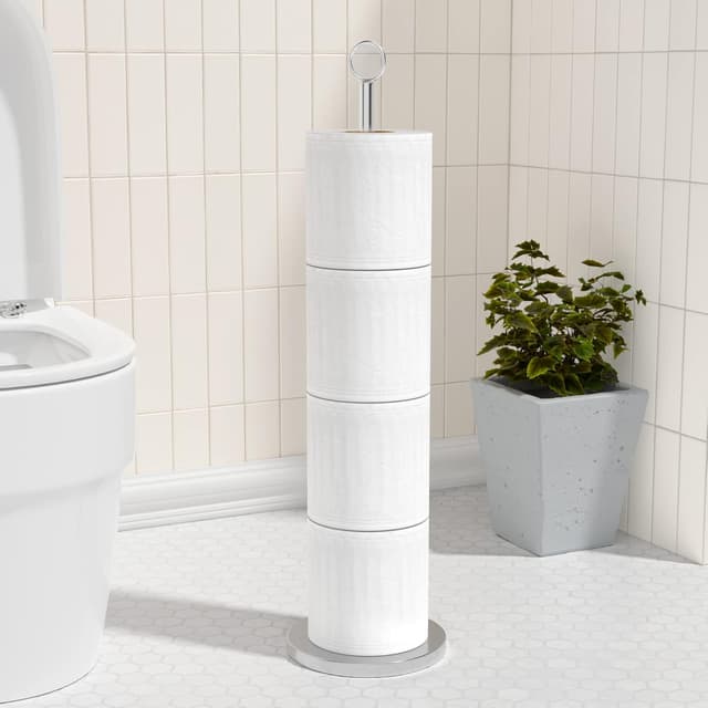 Thumbnail 6 de Free-Standing Toilet Roll Holder with Reserve