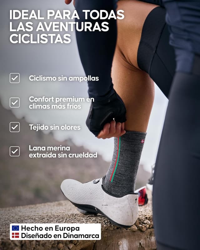 Thumbnail 2 de DANISH ENDURANCE Calcetines Lana Merina 2 Pack