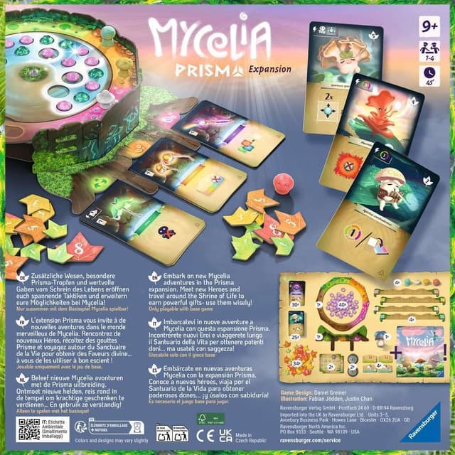 Detalle 2 de Ravensburger Mycelia Prisma – espansione per Mycelia, consigliata da 9 anni