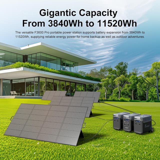 Detalle de FOSSiBOT F3600 Pro Estación de Energía Portátil ⚡