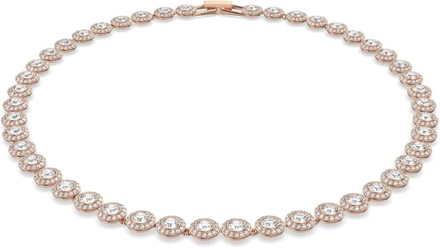 Detalle de Swarovski Collar Tennis Una Angelic, medio, blanco 💍