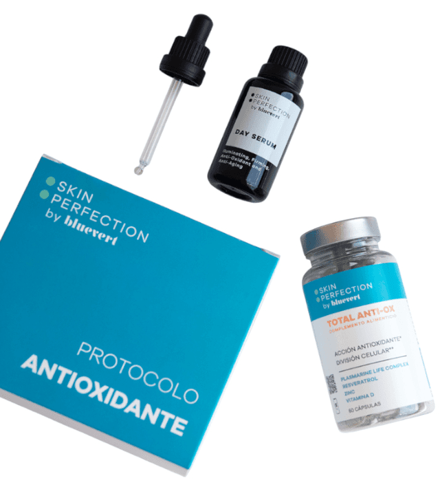 Imagen de Bluevert Skin Perfection Sérum Día 30ml + Antiox Cápsulas en OfertitasTOP