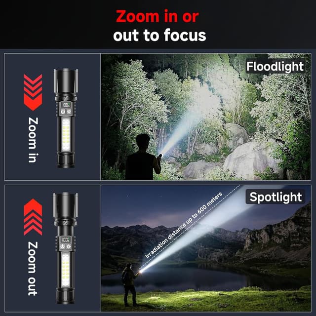 Detalle de Shadowhawk 2 Pack LED Torch, 2200LM