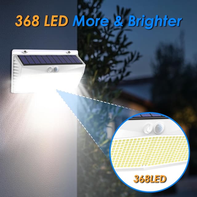 Thumbnail 5 de Peasur Luz Solar Exterior Jardín 368LED