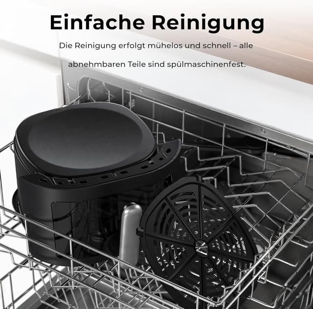 Thumbnail 6 de Balter HL-551T Heißluftfritteuse (Airfryer) XXL, 5,5 l, mit Sichtfenster & 12 Programmen