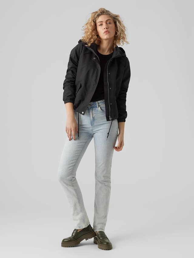 Detalle de VERO MODA Female Langer Parka VMCZOA Jacke – Parka für die Übergangszeit