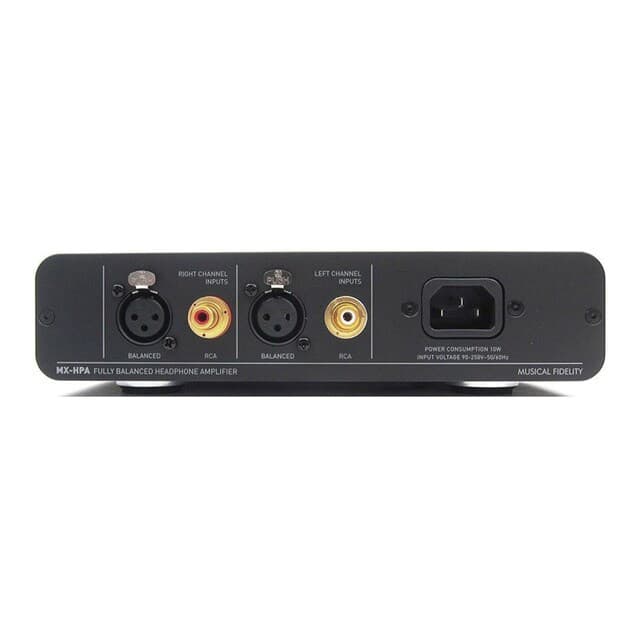 Detalle de Musical Fidelity MX‑HPA amplificador de auriculares