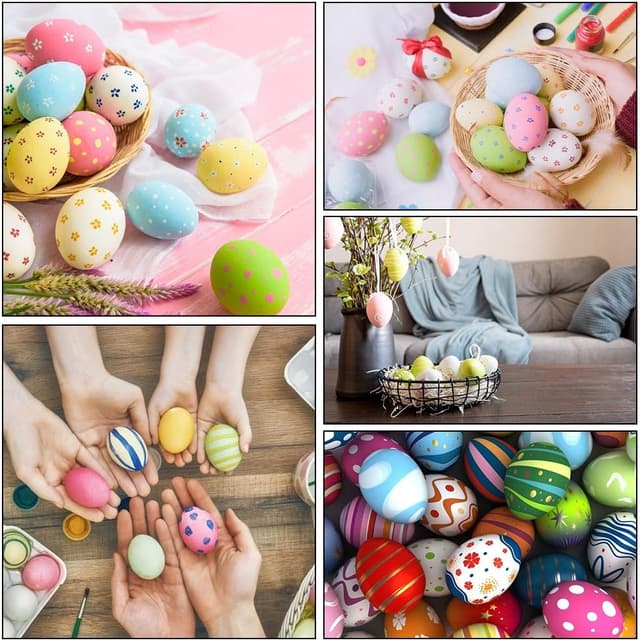 Detalle 2 de Ostereier zum Bemalen mit 24 Stück