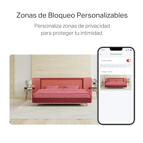 Detalle 2 de MERCUSYS MC210 2K (3MP) Cámara Wi‑Fi interior con visión nocturna, audio bidireccional y rotación 360°