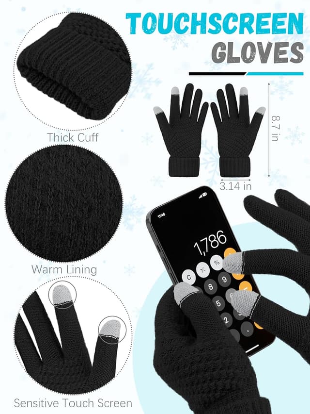 Detalle de Winter Hat Set 4-in-1 đź§Ł
