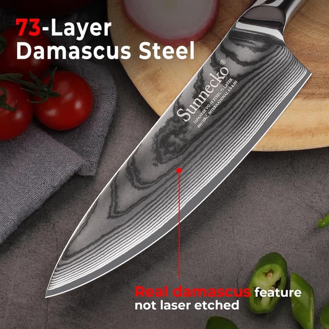 Thumbnail 1 de Sunnecko Damastmesser Set 5-teilig