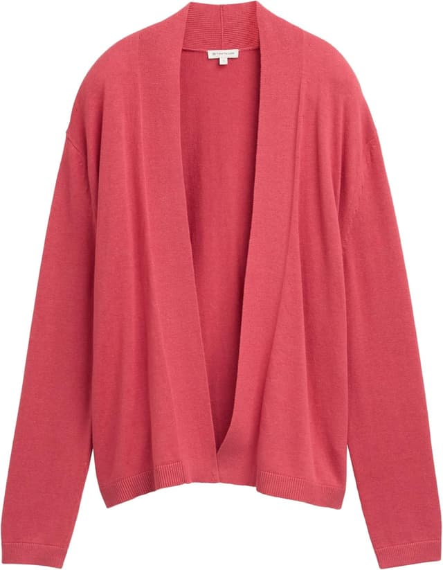 Detalle de Tom Tailor 1045825 cardigan da donna in tessuto leggero per mezze stagioni