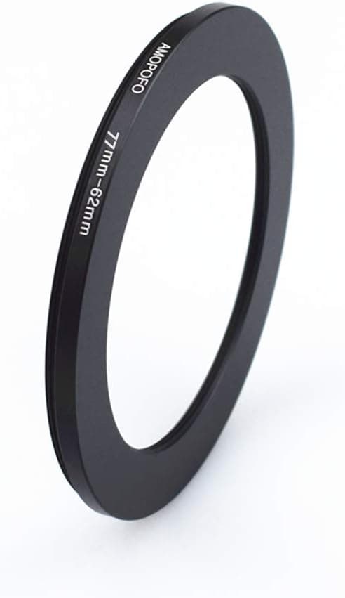 Detalle de AMOPOFO 77-62mm step down camera filter ring (UV/ND/CPL filter adapter)