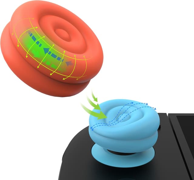 Detalle de playvital Copri Levette Analogiche per Switch 2