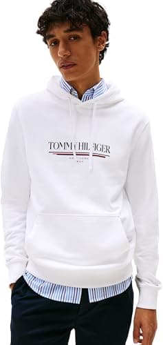 Detalle de Tommy Hilfiger Brand Love Hoodie XXL blanco