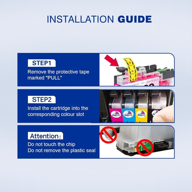Thumbnail 4 de KINGWAY LC422XL 4‑Pack Ink Cartridges 🖨